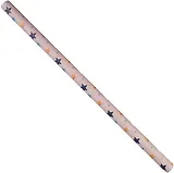 Бумага упаковочная 70*100см "Звездочки на бежевом" глянц., инд.уп.