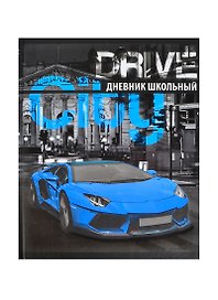 Дневник шк. "ДРАЙВ" 7БЦ, выб.УФ-лак, мат.пленка, универс.шпаргалка, Феникс