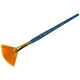 Кисть художественная №10 "Галерея" , синтетика, веерная, короткая ручка, Гамма