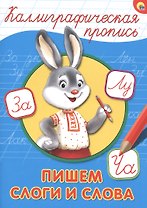 КАЛЛИГРАФИЧЕСКАЯ ПРОПИСЬ А4. ПИШЕМ СЛОГИ И СЛОВА