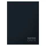 Книга для записей А5+ 96л кл. "Onyx" интеграл.перепл., матов.ламин., выб.лак.