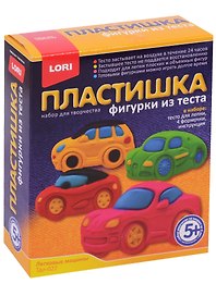 Набор для творчества Lori. Фигурки из теста «Легковые машины»