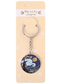 Брелок My lucky charm Винсент Ван Гог Звездная ночь (металл)
