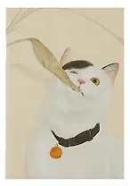 Блокнот А6+ 18л нелин. "Котик по кличке Миндаль (3)", скоба