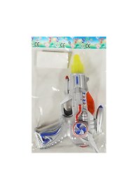 Пистолет со светом и звуком 328 B (B585988) (186054) (18,5х3х13см) (цв. в ассорт.) (3+) (блистер) (в кор. 2х180шт)