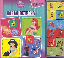 Новая встреча.Принцессы. Книжка с магнитами