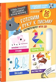 Тренажеры и прописи. Готовим руку к письму. 5-6 лет