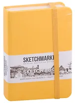 Скетчбук 9*14 80л "Sketchmarker" оранжевый, нелинованн. 140г/м2, слоновая кость, тв.обл.