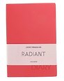 Ежедневник недатированный «Radiant» А5, красный, 152 листа, экокожа, Listoff