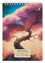 Скетчбук А5 20л "Магия цветения" акварел. бумага, 200г/м2, тв.обложка, евроспираль