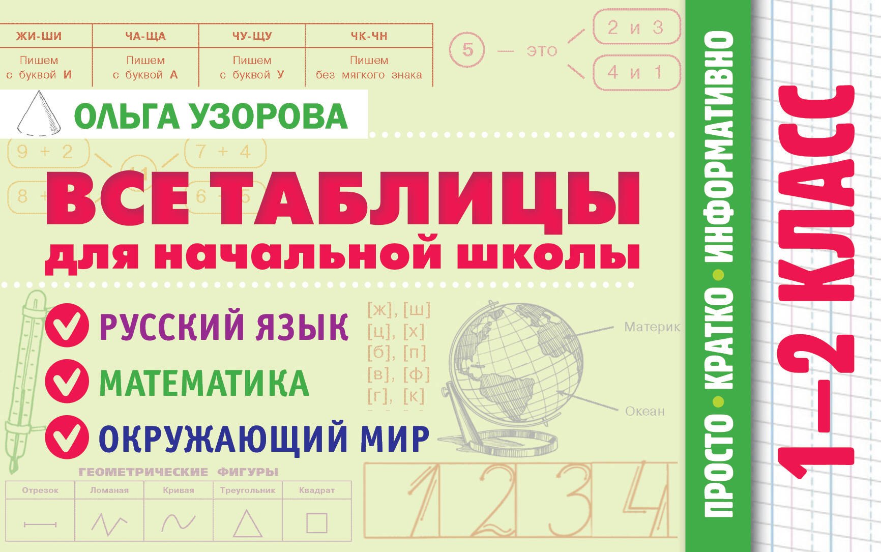 Все таблицы для начальной школы. 1–2 класс. Русский язык, математика, окружающий мир
Все таблицы для начальной школы. 1–2 класс. Русский язык, математика, окружающий мир