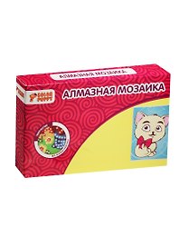 Набор для творчества, Алмазная мозаика, Котенок