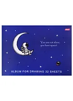 Альбом для рисования Hatber, "Вселенная", А4, 32 листа, на скрепке