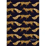 Записная книжка, Эксмо А6 (110*145) Мода и стиль. Лисы тверд.обл.