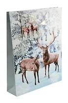 Пакет А3 46*33*10 "Олени" НГ, бум.мат.ламинат