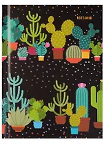Записная книжка А6 96 листов "Графика. Яркие кактусы"