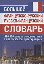 Большой французско-русский русско-французский словарь. 380 000 слов и словосочетаний с практической транскрипцией