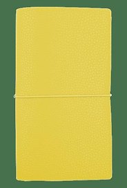 Записная книжка, InFolio/Инфолио, 12х21см, 128стр., Palette суперобложка с резинкой, желтый