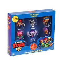 Набор коллекционных фигурок Brawl Stars, 8 шт., 2 редких героя: Кроу и Амбер, (5см), (BRW2070C)