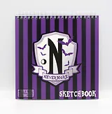 Скетчбук 190*190 48л "Вэнсдэй-2" 160г/м2, гребень