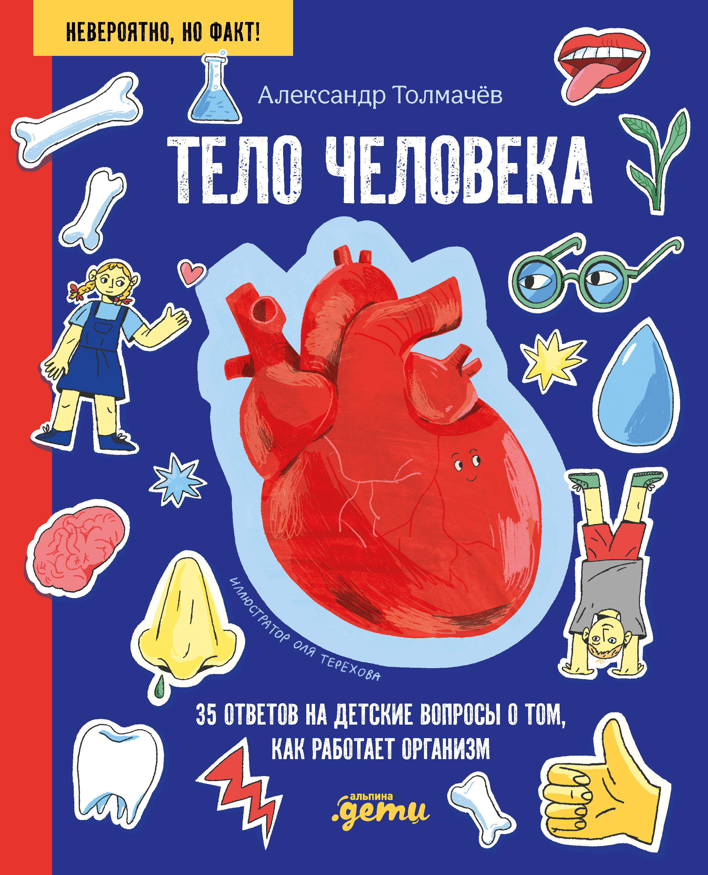 Тело человека. 34 ответа на детские вопросы о том, как работает тело
Тело человека. 34 ответа на детские вопросы о том, как работает тело