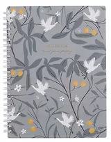 Тетрадь 96л кл. "Romance", журавль, карт.обл., ламинация, микротекстурирование, тиснение золотой фольгой, спираль