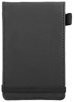 Записная книжка А6 50л лин. "Joy Note. Черный" иск.кожа, тонир.блок, скругл.углы, резинка, петля д/ручки, кармашки, инд.уп.