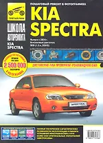 Kia Spectra с 2004 г. бенз. дв. 1.6 ч/б фото рук. по рем.//с 2004 г.//