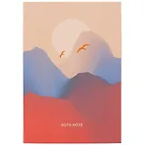 Записная книжка А6+ 64л тчк. "Adventure" интегр.переплет, ламинация soft-touch