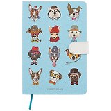 Блокнот с магнитной застёжкой «Fashion Dog», 256 страниц, А5