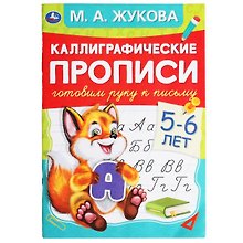 Каллиграфические прописи. Готовим руку к письму. 5-6 лет