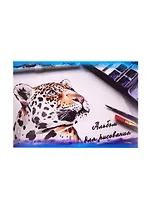 Альбом для рисования Academy Style, "Нарисованные головы животных", А4, 24 листа, на склейке, в ассортименте