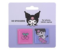 3D стикеры «Скейт и Вишня», 2 штуки, Sanrio