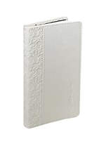 Записная книжка А6 96л "Dolce Vita" кремовая, кож.зам., мягк.переплет, 2 ляссе ,внутр.карман, IN FOLIO
