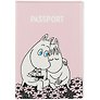 Обложка на паспорт «MOOMIN Муми-тролль и Фрекен Снорк сидят в цветах»