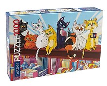 Пазл «КотоБанда» 1000 элементов, Premium, Hatber