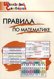 Правила по математике. Начальная школа