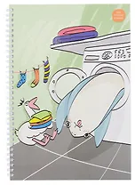 Тетрадь А4 96л кл. "Censored" спираль, мел.картон, выб.лак, выб.лак, двойная обложка, офсет