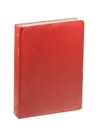 Ежедневник недат. А5 152л "Classic" ZODIAC темно-красный, иск.кожа, поролон, тон.бумага, справ.мат-лы, ляссе, Listoff