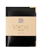 Ежедневник датированный 2026 год, А6, 176 листов, "Status", черный