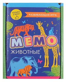 Мемо «Животные» 56 карт, развивающее, Читай-город