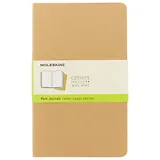 Набор книг для записей Moleskin Cahier Journal Large, 3 штуки, бежевая, мягкая обложка, 40 листов, А5