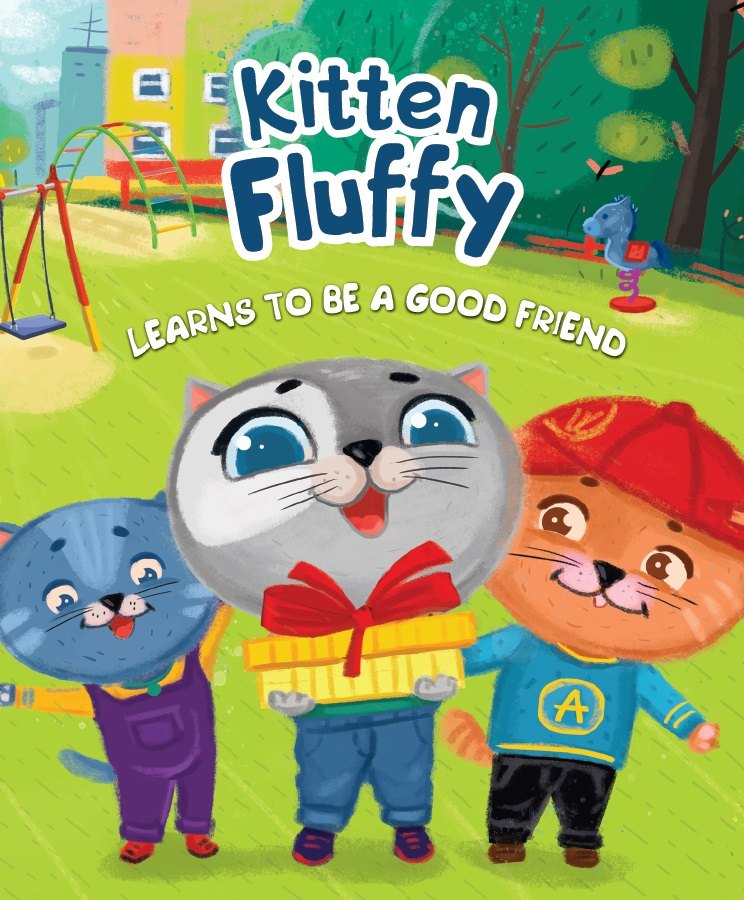 Kitten Fluffy learns to be a good friend (Котёнок Пух учится дружить, мелов. 200х240)
Kitten Fluffy learns to be a good friend (Котёнок Пух учится дружить, мелов. 200х240)