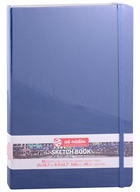 Блокнот для зарисовок 21*30см 80л "Art Creation" 140г/м2, 7БЦ, Синий морской, Fabriano