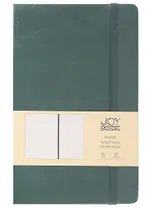 Книга для записей А5 96л кл. "Joy Book. Заколдованный лес" иск.кожа, тонир.блок, скругл.углы, ляссе, резинка, карман на задн.форзаце
