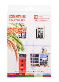 Маркеры 10цв "Starter" карт.кор., Sketchmarker