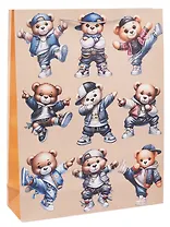 Пакет А3 42,5*33*10 "Мишки" дет., бум.мат.ламинат