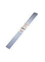 Бумага гофрированная "Точки синие на белом" 50*250 WEROLA