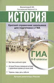История. Краткий справочник школьника для подготовки к ГИА: 6-9 классы