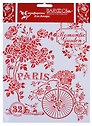 Трафарет Barocci ПВХ многоразовый Romantic garden 20х25см Л-126
